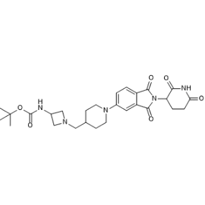 tert-Butyl (1-((1-(2-(2,6-dioxopiperidin-3-yl)-1,3-dioxoisoindolin-5-yl)piperidin-4-yl)methyl)azetidin-3-yl)carbamate|CS-1367448