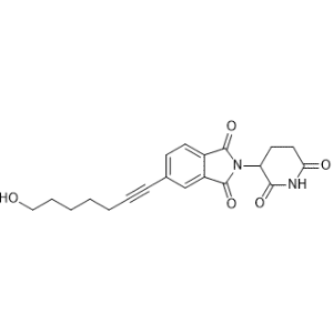 2-(2,6-Dioxopiperidin-3-yl)-5-(7-hydroxyhept-1-yn-1-yl)isoindoline-1,3-dione|CS-1367453