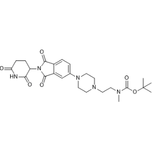 tert-Butyl (2-(4-(2-(2,6-dioxopiperidin-3-yl)-1,3-dioxoisoindolin-5-yl)piperazin-1-yl)ethyl)(methyl)carbamate|CS-1367465