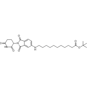 tert-Butyl 11-((2-(2,6-dioxopiperidin-3-yl)-1,3-dioxoisoindolin-5-yl)amino)undecanoate|CS-1367468