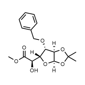 Methyl (R)-2-((3aR,5R,6S,6aR)-6-(benzyloxy)-2,2-dimethyltetrahydrofuro[2,3-d][1,3]dioxol-5-yl)-2-hydroxyacetate|CS-1367487