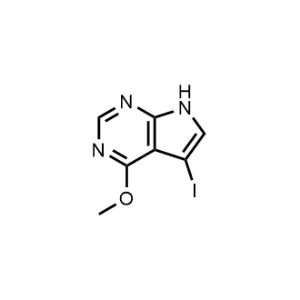 5-Iodo-4-methoxy-7H-pyrrolo[2,3-d]pyrimidine|CS-1367505
