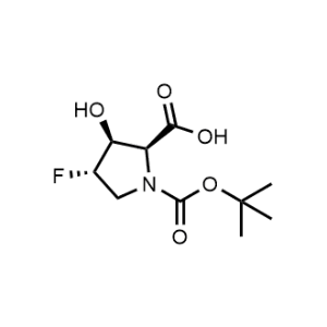 (2S,3S,4S)-1-(Tert-butoxycarbonyl)-4-fluoro-3-hydroxypyrrolidine-2-carboxylic acid|CS-1367528