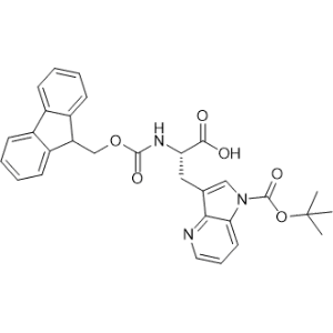 (S)-2-((((9H-Fluoren-9-yl)methoxy)carbonyl)amino)-3-(1-(tert-butoxycarbonyl)-1H-pyrrolo[3,2-b]pyridin-3-yl)propanoic acid|CS-1367530