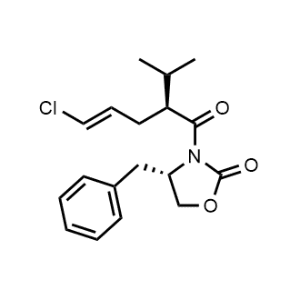 (S)-4-Benzyl-3-((S,E)-5-chloro-2-isopropylpent-4-enoyl)oxazolidin-2-one|CS-1367533