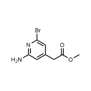 Methyl 2-(2-amino-6-bromopyridin-4-yl)acetate|CS-1367535