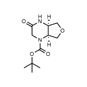 rel-tert-Butyl (4aR,7aS)-3-oxohexahydrofuro[3,4-b]pyrazine-1(2H)-carboxylate|CS-1367543
