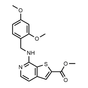 Methyl 7-((2,4-dimethoxybenzyl)amino)thieno[2,3-c]pyridine-2-carboxylate|CS-1367551