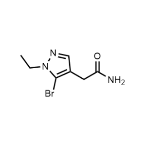 2-(5-Bromo-1-ethyl-1H-pyrazol-4-yl)acetamide|CS-1367552