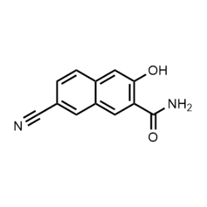 7-Cyano-3-hydroxy-2-naphthamide|CS-1367556