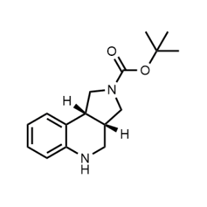 tert-Butyl (3aS,9bR)-1,3,3a,4,5,9b-hexahydro-2H-pyrrolo[3,4-c]quinoline-2-carboxylate|CS-1367561