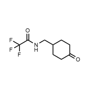 2,2,2-Trifluoro-N-((4-oxocyclohexyl)methyl)acetamide|CS-1367562