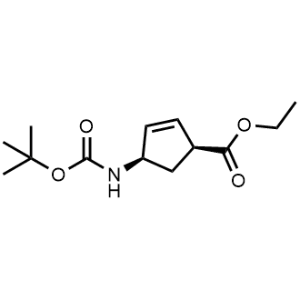Ethyl (1S,4R)-4-((tert-butoxycarbonyl)amino)cyclopent-2-ene-1-carboxylate|CS-1367598