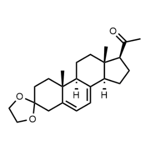 1-((9S,10R,13S,14R,17S)-10,13-Dimethyl-1,2,4,9,10,11,12,13,14,15,16,17-dodecahydrospiro[cyclopenta[a]phenanthrene-3,2'-[1,3]dioxolan]-17-yl)ethan-1-one|CS-1367601