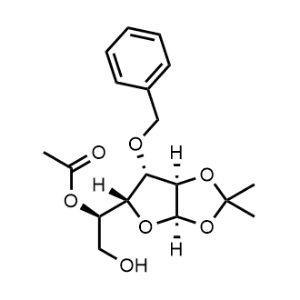 (R)-1-((3aR,5R,6S,6aR)-6-(benzyloxy)-2,2-dimethyltetrahydrofuro[2,3-d][1,3]dioxol-5-yl)-2-hydroxyethyl acetate|CS-1367604