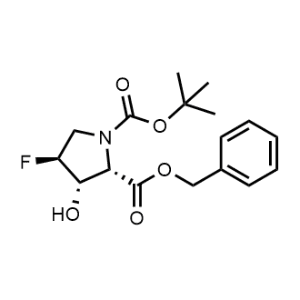 2-Benzyl 1-(tert-Butyl) (2S,3S,4S)-4-fluoro-3-hydroxypyrrolidine-1,2-dicarboxylate|CS-1367605