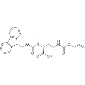 (S)-2-((((9H-Fluoren-9-yl)methoxy)carbonyl)(methyl)amino)-4-(((allyloxy)carbonyl)amino)butanoic acid|CS-1367652