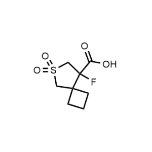 8-Fluoro-6-thiaspiro[3.4]octane-8-carboxylic acid 6,6-dioxide|CS-1367684