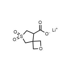 Lithium 2-oxa-6-thiaspiro[3.4]octane-8-carboxylate 6,6-dioxide|CS-1367687