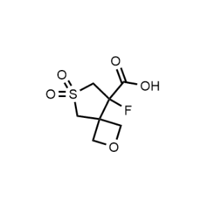 8-Fluoro-2-oxa-6-thiaspiro[3.4]octane-8-carboxylic acid 6,6-dioxide|CS-1367688