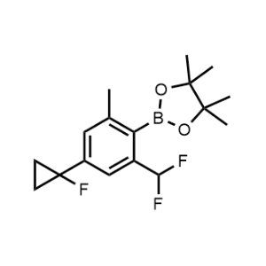 2-(2-(Difluoromethyl)-4-(1-fluorocyclopropyl)-6-methylphenyl)-4,4,5,5-tetramethyl-1,3,2-dioxaborolane|CS-1367689
