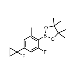 2-(2-Fluoro-4-(1-fluorocyclopropyl)-6-methylphenyl)-4,4,5,5-tetramethyl-1,3,2-dioxaborolane|CS-1367711