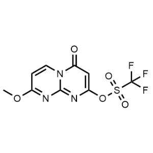8-Methoxy-4-oxo-4H-pyrimido[1,2-a]pyrimidin-2-yl trifluoromethanesulfonate|CS-1367723