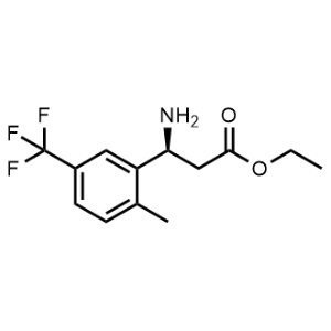 Ethyl (S)-3-amino-3-(2-methyl-5-(trifluoromethyl)phenyl)propanoate|CS-1367730