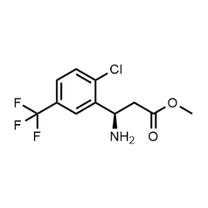Methyl (R)-3-amino-3-(2-chloro-5-(trifluoromethyl)phenyl)propanoate|CS-1367744