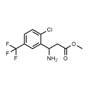 Methyl 3-amino-3-(2-chloro-5-(trifluoromethyl)phenyl)propanoate|CS-1367745
