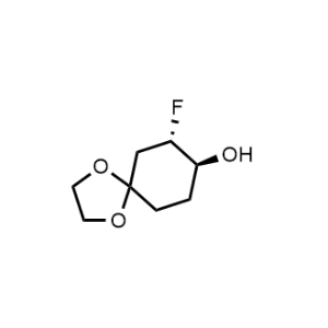 rel-(7R,8R)-7-Fluoro-1,4-dioxaspiro[4.5]decan-8-ol|CS-1367754