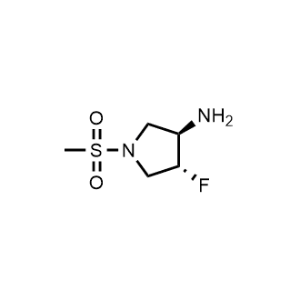 (3R,4R)-4-Fluoro-1-(methylsulfonyl)pyrrolidin-3-amine|CS-1367758