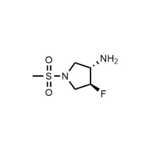(3S,4S)-4-Fluoro-1-(methylsulfonyl)pyrrolidin-3-amine|CS-1367759