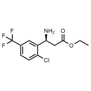 Ethyl (S)-3-amino-3-(2-chloro-5-(trifluoromethyl)phenyl)propanoate|CS-1367763