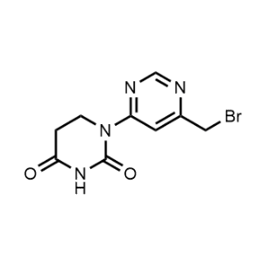 1-(6-(Bromomethyl)pyrimidin-4-yl)dihydropyrimidine-2,4(1H,3H)-dione|CS-1367793
