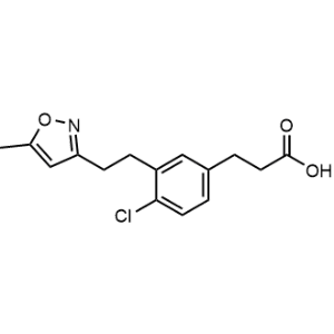 3-(4-Chloro-3-(2-(5-methylisoxazol-3-yl)ethyl)phenyl)propanoic acid|CS-1367826