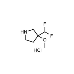 3-(Difluoromethyl)-3-methoxypyrrolidine hydrochloride|CS-1367838
