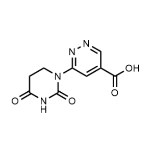 6-(2,4-Dioxotetrahydropyrimidin-1(2H)-yl)pyridazine-4-carboxylic acid|CS-1367926