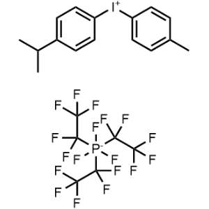 (4-Isopropylphenyl)(p-tolyl)iodonium trifluorotris(perfluoroethyl)phosphate(V)|CS-1367974