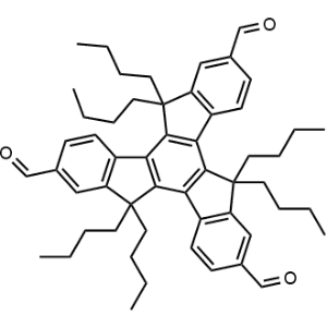 5,5,10,10,15,15-Hexabutyl-10,15-dihydro-5H-diindeno[1,2-a:1',2'-c]fluorene-2,7,12-tricarbaldehyde|CS-1367991