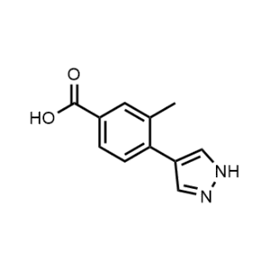 3-Methyl-4-(1H-pyrazol-4-yl)benzoic acid|CS-1368007