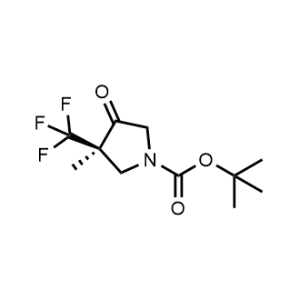 tert-Butyl (R)-3-methyl-4-oxo-3-(trifluoromethyl)pyrrolidine-1-carboxylate|CS-1368062