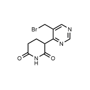 3-(5-(Bromomethyl)pyrimidin-4-yl)piperidine-2,6-dione|CS-1368075
