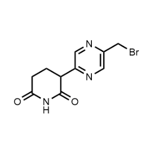 3-(5-(Bromomethyl)pyrazin-2-yl)piperidine-2,6-dione|CS-1368076
