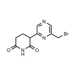 3-(6-(Bromomethyl)pyrazin-2-yl)piperidine-2,6-dione|CS-1368079