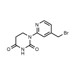 1-(4-(Bromomethyl)pyridin-2-yl)dihydropyrimidine-2,4(1H,3H)-dione|CS-1368080