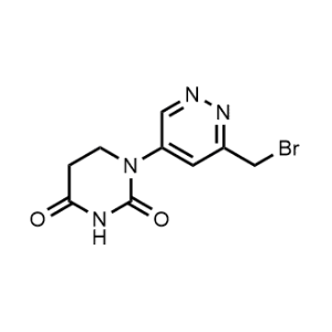 1-(6-(Bromomethyl)pyridazin-4-yl)dihydropyrimidine-2,4(1H,3H)-dione|CS-1368087