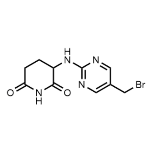 3-((5-(Bromomethyl)pyrimidin-2-yl)amino)piperidine-2,6-dione|CS-1368089