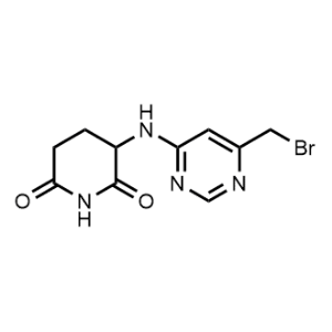3-((6-(Bromomethyl)pyrimidin-4-yl)amino)piperidine-2,6-dione|CS-1368100