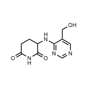 3-((5-(Hydroxymethyl)pyrimidin-4-yl)amino)piperidine-2,6-dione|CS-1368103